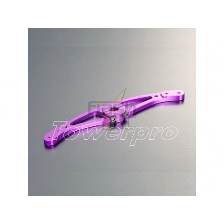 Palonnier alu Violet double 100mm Futaba - Towerpro - FLASH RC