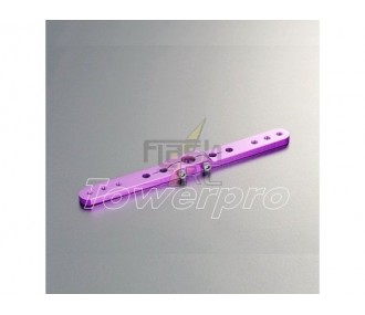 Servohebel - Alu-Seitenruder Violett doppelt 89mm Futaba - Towerpro - FLASH RC