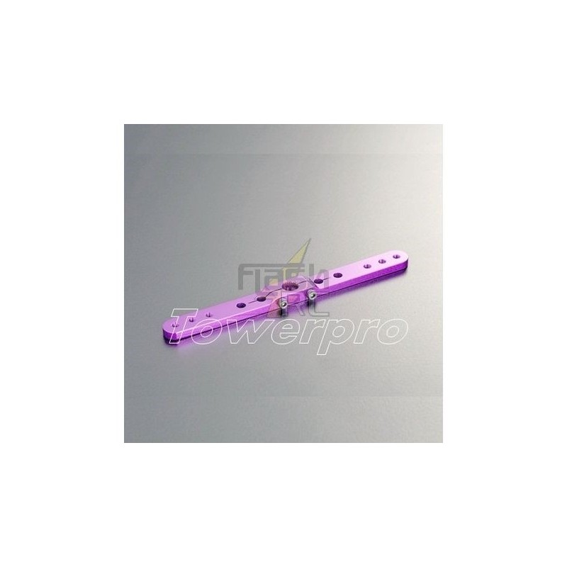 Servoamplificatori - Futaba Double Purple Aluminium Servo Amplifier 89mm - Towerpro - FLASH RC