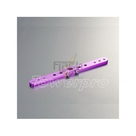 Servoamplificadores - Servoamplificadores Futaba Double Purple Aluminio 89mm - Towerpro - FLASH RC