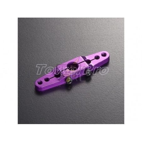 Servo Amplifiers - Double 38mm Purple Aluminum Servo Amplifiers Futaba - Towerpro - FLASH RC