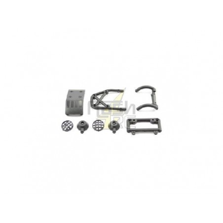 Recambios para coches RC - Soporte parachoques para Booster 1/12 ISHIMA/FTX - FLASH RC