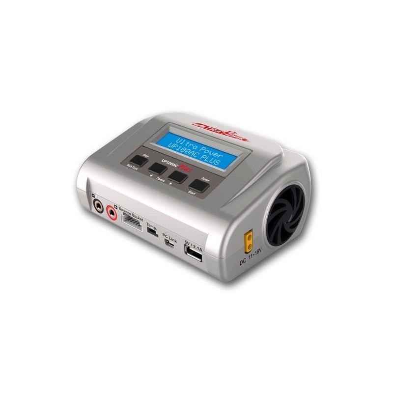 Chargeurs - Chargeur UP100AC PLUS 100W 12V/220V Ultra Power - FLASH RC