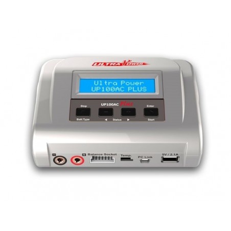 Ladegeräte - UP100AC PLUS 100W 12V/220V Ultra Power Ladegerät - FLASH RC