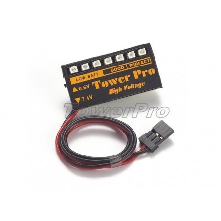 Voltmeter - LED LiFe/Lipo Onboard-Voltmeter (6.6V oder 7.4V) Towerpro - FLASH RC