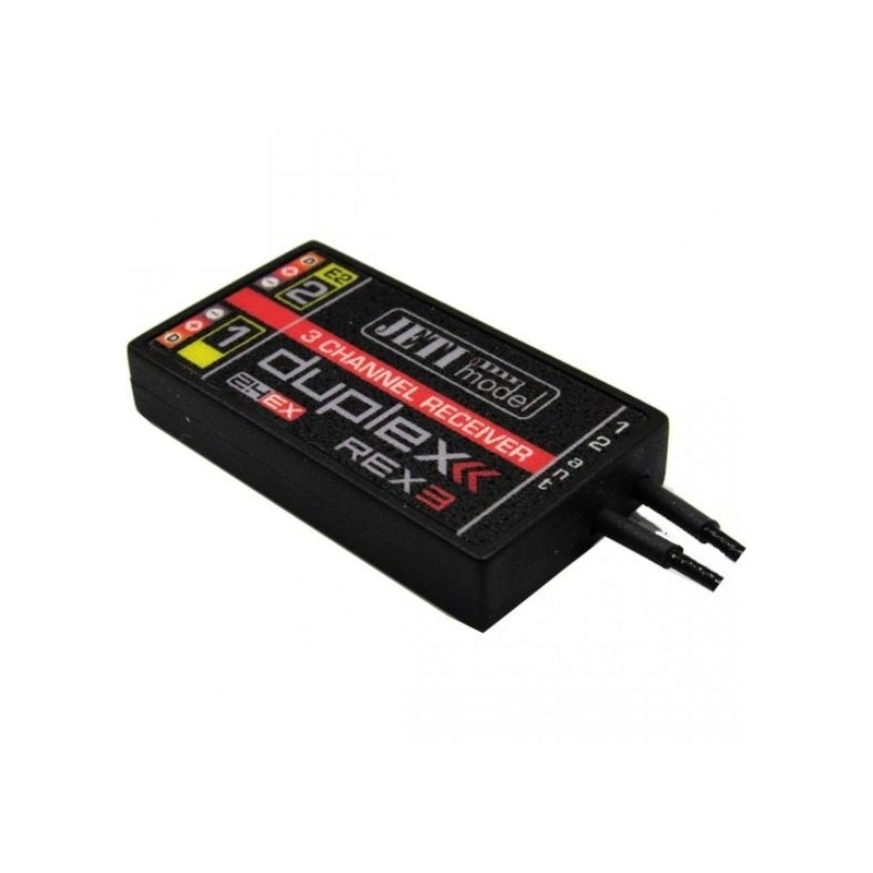 JETI - Jeti 3 Duplex 2.4EX 3 Channel Receiver - RC FLASH