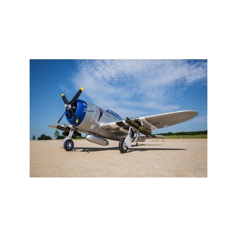 E-flite P-47D Razorback BNF avión básico aprox.1.20m