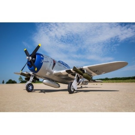 E-flite P-47D Razorback BNF aereo base ca.1.20m