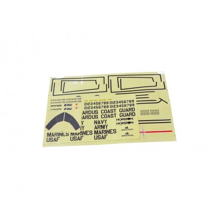 Hojas de calcas - Hoja de calcas: EC-1500 E-Flite - EFL5768 - FLASH RC