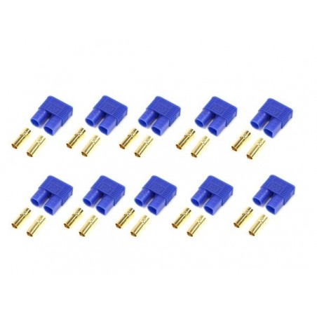 EC2/EC3/EC5/DC3-Stecker - EC3-Buchse (x10) - FLASH RC