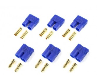 Toma EC2/EC3/EC5/DC3 - Toma EC3 macho + hembra (x3 pares) - FLASH RC