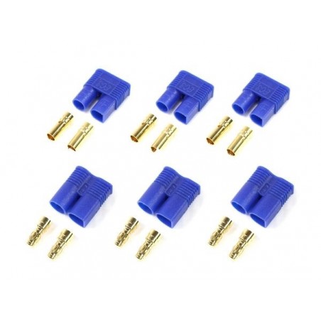 EC2/EC3/EC5/DC3-Stecker - EC3-Stecker männlich + weiblich (x3 Paare) - FLASH RC