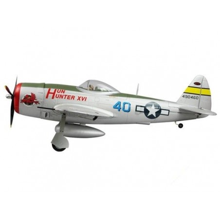 Warbirds RC - Velivolo Dynam P47-D Thunderbolt PNP ca.1.22m - FLASH RC
