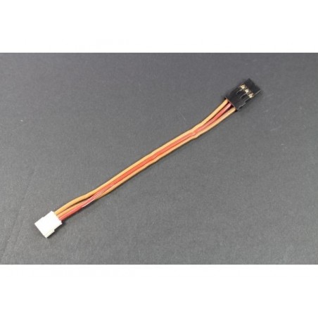 Receiver Servo Adapters - Servo Adapter with ZH plug -> JR Servo plug standard, 10 cm, 0.14 mm² Muldental - FLASH RC