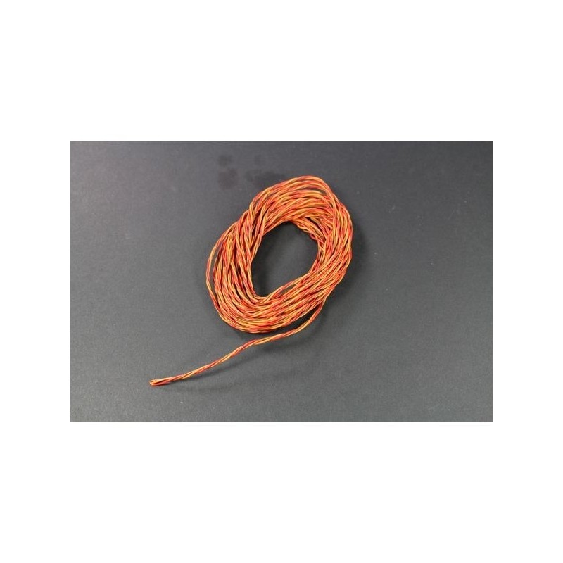 Cavi servo - Cavo servo 3 fili 0,08mm² ritorto tipo Graupner 5m Muldental - FLASH RC