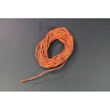 Servokabel - Servo Kabel 3-adrig 0,08mm² verdrillt Typ Graupner 5m Muldental - FLASH RC
