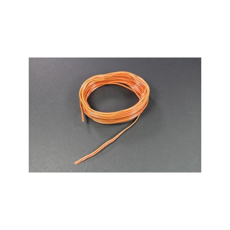 Cables servos - Cable Servo 3 brins 0,08mm² plat type Graupner 5m Muldental - FLASH RC