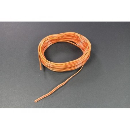 Servo cables - Servo cable 3 wires 0,08mm² flat type Graupner 5m Muldental - FLASH RC