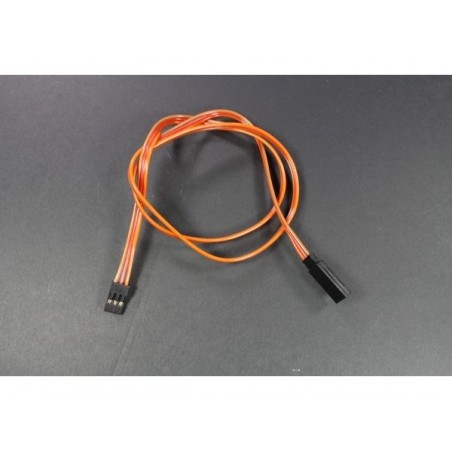 Servo extensions - Servo extension 65cm JR 0,25mm² flat Muldental - FLASH RC