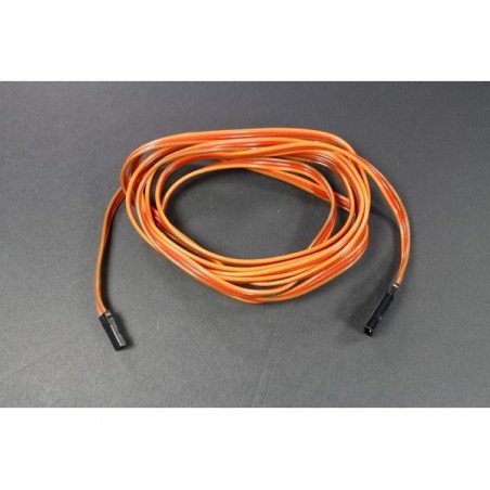 Servo extensions - Servo extension 180cm JR 0,25mm² flat Muldental - FLASH RC