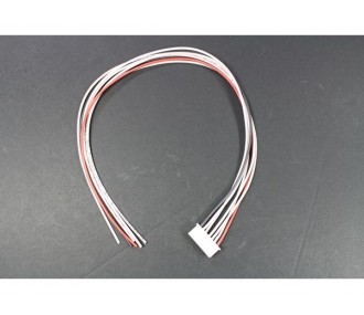 Tomas de equilibrado - Toma de equilibrado JST-XH hembra para batería 6S, 0,25 mm² 30 cm silicona Muldental - FLASH RC