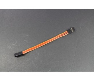 Rallonges servos - Cable patch UNI/JR male/male 10cm - 0,25mm² Muldental - FLASH RC