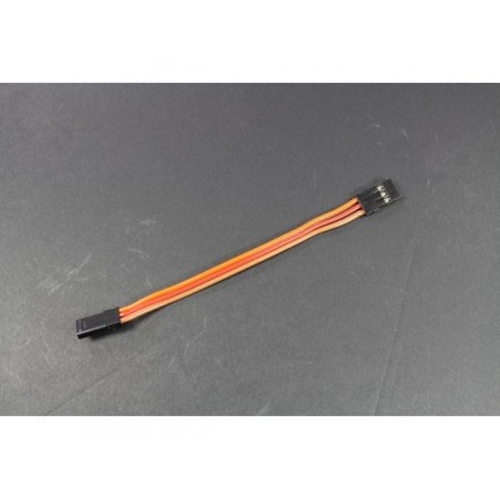 Prolunghe per servi - Cavo patch UNI/JR maschio/maschio 10cm - 0,25mm² Muldental - FLASH RC