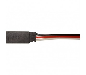 Servo cables - Futaba socket 100cm 0,25mm² flat Muldental - FLASH RC