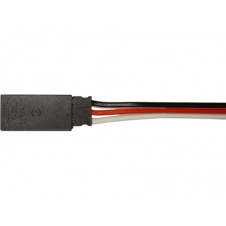 Cables servos - Prise Futaba femelle 100cm 0,25mm² plat Muldental - FLASH RC