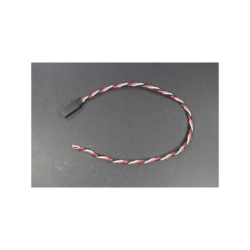 Servokabel - Futaba Buchse 30cm 0,25mm² verdrillt Muldental - FLASH RC