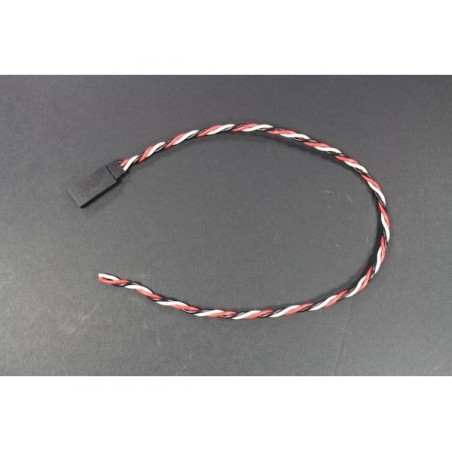 Servo cables - Futaba socket 30cm 0,25mm² twisted Muldental - FLASH RC