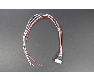 Balancer-Steckdosen - Balancer-Steckdose JST-XH male 4S, 0,25 mm² 30 cm Silikon Muldental - FLASH RC