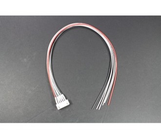 Prises d'équilibrage - Prise équilibrage JST-XH male 5S, 0,25 mm² 30 cm silicone Muldental - FLASH RC