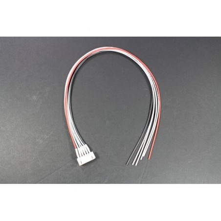 Prises d'équilibrage - Prise équilibrage JST-XH male 5S, 0,25 mm² 30 cm silicone Muldental - FLASH RC