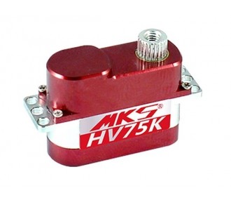 Servos - Servo alu digital metall HV75K 9mm Mks - FLASH RC