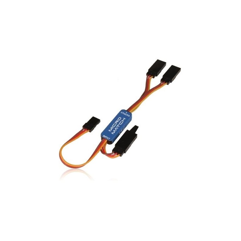 Miscelatori - MicroMatch PowerBox (cavo a Y + invertitore di canale) - FLASH RC
