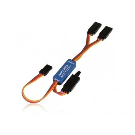 Miscelatori - MicroMatch PowerBox (cavo a Y + invertitore di canale) - FLASH RC