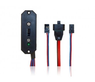 Electronic / magnetic switches - Safety switch, MPX/JR PowerBox sockets - FLASH RC