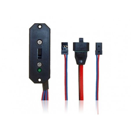 Elektronische/magnetische Schalter - Sicherheitsschalter, Steckdosen MPX/JR PowerBox - FLASH RC