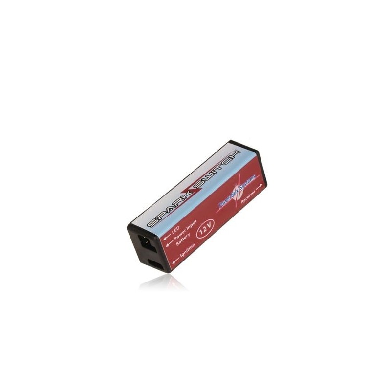 Interruptor y otros - Interruptor de encendido SparkSwitch, tensión regulada 12,0V PowerBox - FLASH RC