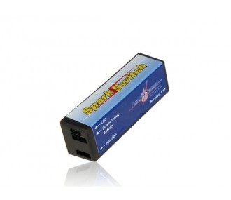 Interruttori e altro - Interruttore di accensione SparkSwitch, tensione regolata 5,9V PowerBox - FLASH RC