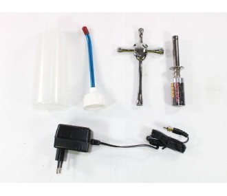 Arranque motor - Kit de arranque térmico (batería/cargador/llaves 5.5/7/8/10) Prolux - FLASH RC