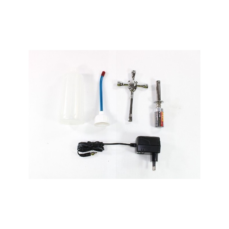 Démarrage moteur - Kit de démarrage thermique (accu/chargeur/clefs 8/9/10/12) Prolux - FLASH RC