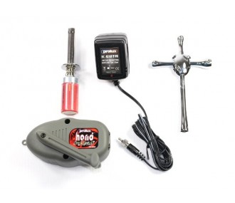 Engine start - thermal starter kit (pump/accu/charger/key 5.5/7/8/10) Prolux - FLASH RC