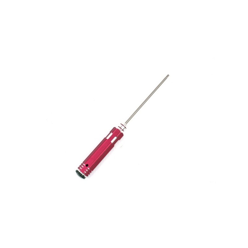 Tournevis 6 pans renforcé 3.0mm (10,4cm rouge) Prolux - FLASH RC