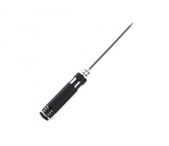 Destornillador hexagonal - Destornillador hexagonal reforzado 2,5mm (12cm negro) Prolux - FLASH RC
