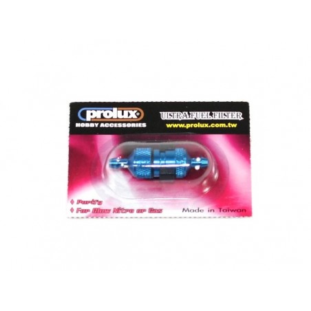Fuel/methanol hoses & acc. - Prolux blue fuel filter - FLASH RC