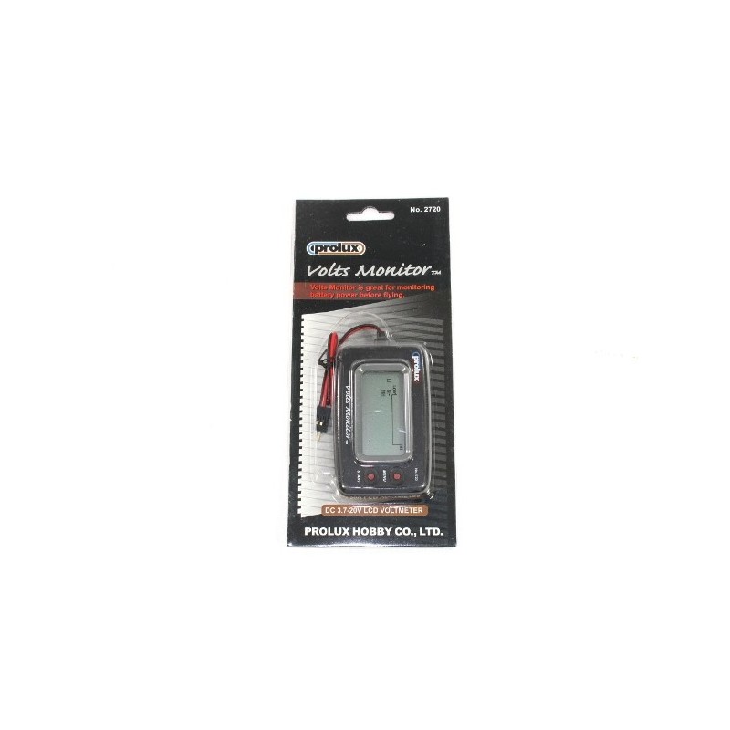 Voltmeter - LCD-Voltmeter 3,7-20V Prolux - FLASH RC
