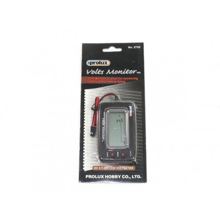 Voltmeters - Prolux LCD Voltmeter 3,7-20V - FLASH RC