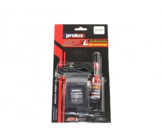 Démarrage moteur - Socquet à bougie avec accu 4/5 SC 1000mAh + chargeur Prolux - FLASH RC 2